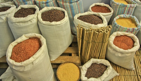 Organi rice in thailandの写真素材