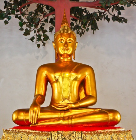 Buddha gold in bangkok thailandの写真素材