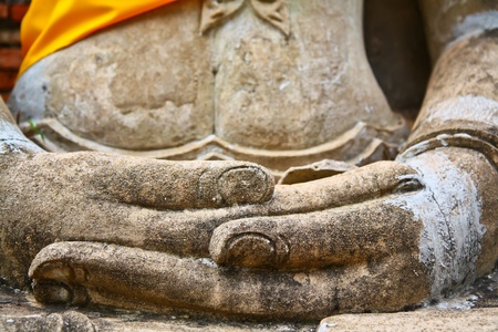 Buddha old thailandの写真素材