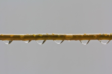 steel drop の写真素材