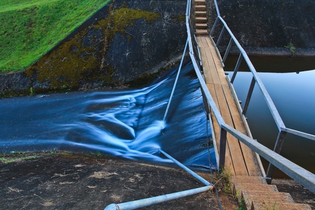 Reservior at the north of Thailandの写真素材