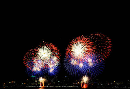 International Firework at Pattaya in Thailand