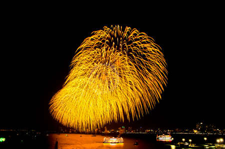 International Firework at Pattaya in Thailand