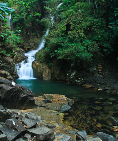 Waterfall in Thailandの写真素材