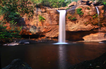 Waterfall in Thailandの写真素材