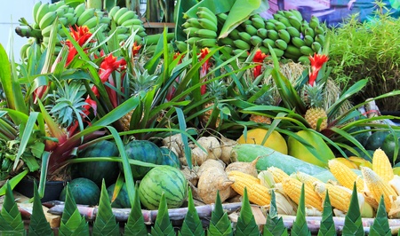Fruit carvingの写真素材