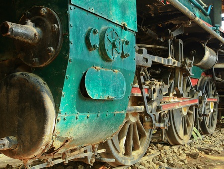 Train wheels の写真素材