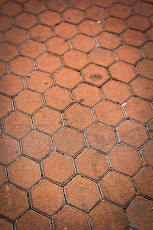 Brick flooring background の写真素材