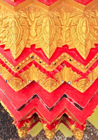 Thai art in templeの写真素材