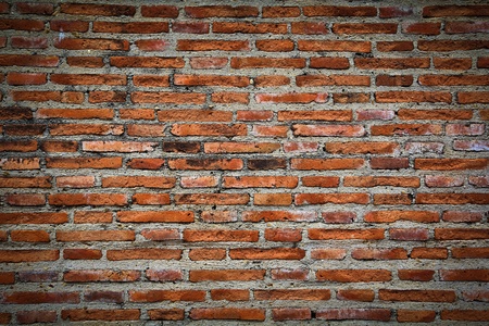 Red brick wall 