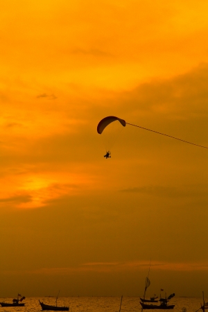 sunset Glider の写真素材