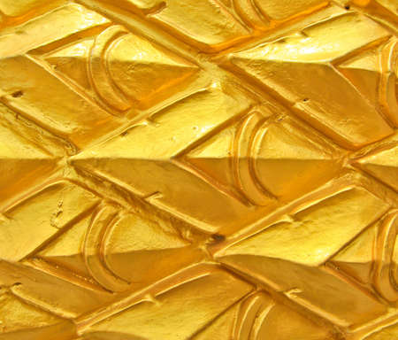 Thai art Thai line on a temple wall の写真素材