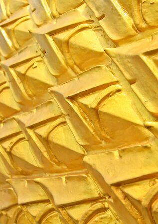 Thai art Thai line on a temple wall の写真素材