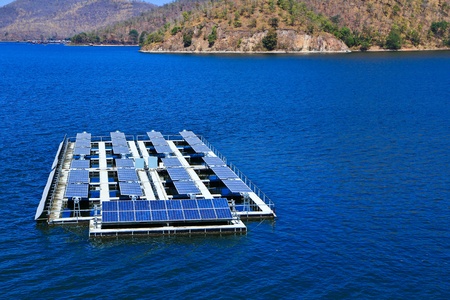 Solar panelsの写真素材