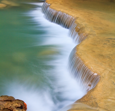 Waterfall beautiful asia thailand の写真素材