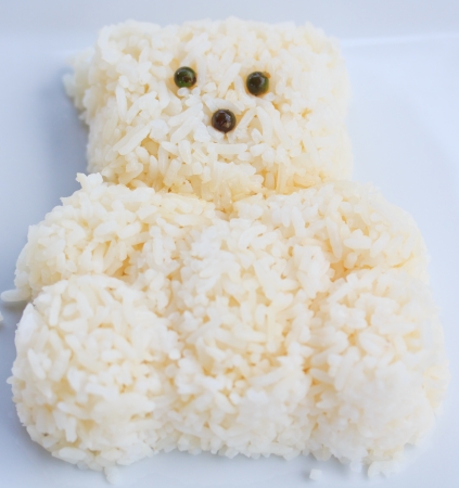 cooked rice の写真素材