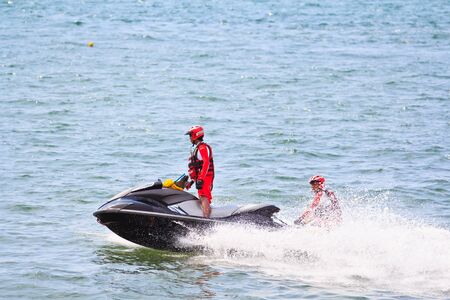 PATTAYA, THAILAND - DECEMBER 9  Competitors at Jet Ski King s Cup World Cup Grand Prix 2012 held at...