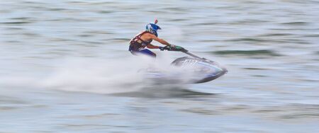 PATTAYA, THAILAND - DECEMBER 9  Competitors at Jet Ski King s Cup World Cup Grand Prix 2012 held at Jomtien Beach on December 9, 2012 in Pattaya, Thailand  のeditorial素材