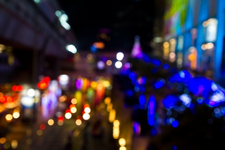 Night lights of city の写真素材