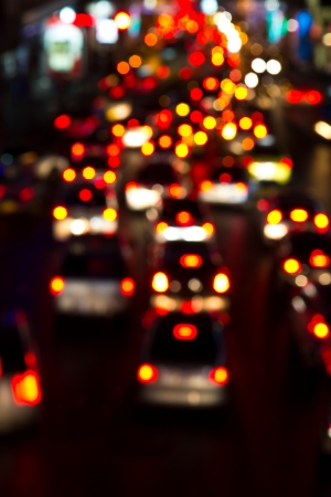 Night lights of city の写真素材
