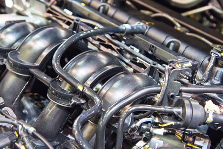 New engine of a modern car の写真素材