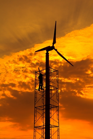 wind turbine の写真素材