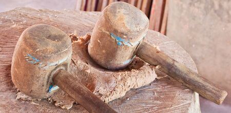 Wood Hammerの写真素材