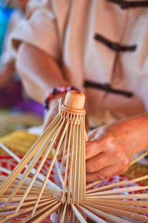 Handmade Umbrella frames の写真素材