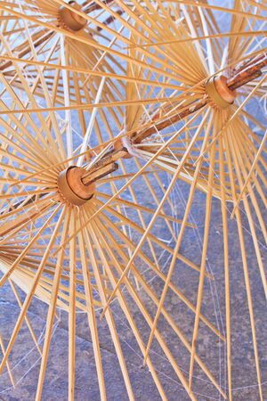 Handmade Umbrella frames の写真素材