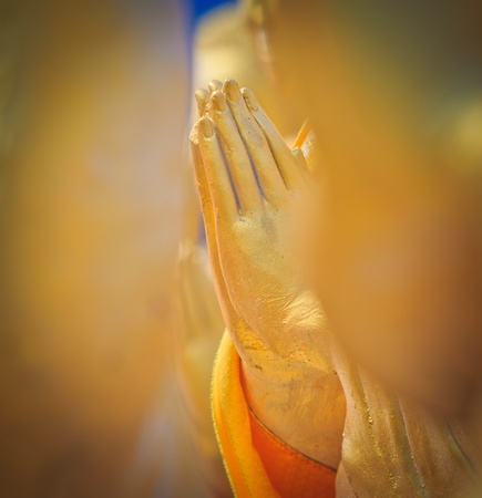 Hand of Buddhaの写真素材