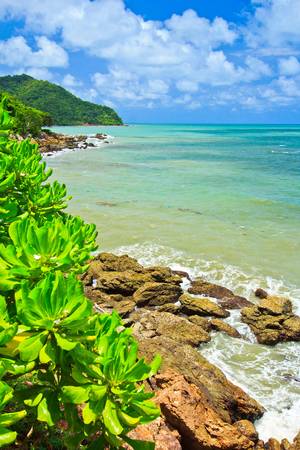 Beautiful sea views in thailand の写真素材