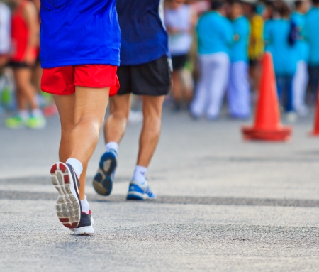 Runner running and marathon の写真素材