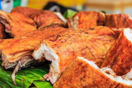 Roasted pork の写真素材