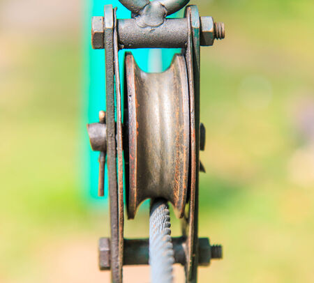 Pulley with rope