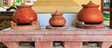 Old kitchen ancient kitchen Old stoveの写真素材