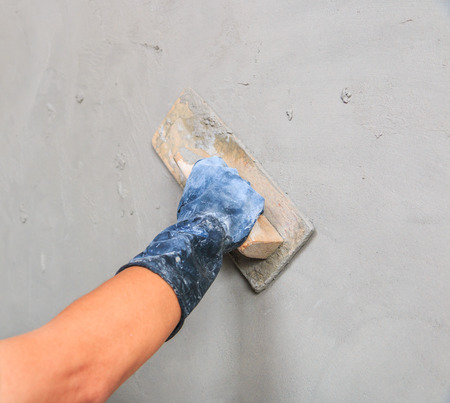 construction - plasterer concreteの写真素材