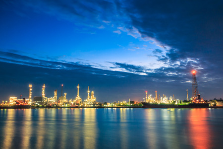 Oil refineryの写真素材