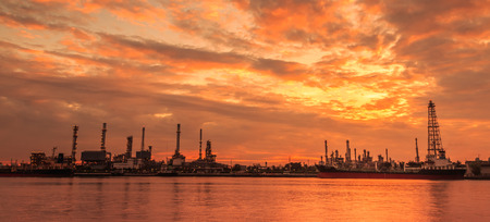 Oil refineryの写真素材