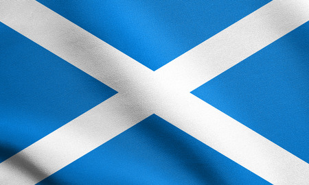 Scottish National Official Flag Patriotic Symbol Banner Element