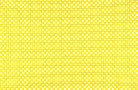 Yellow rubber mesh on white background