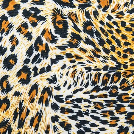texture of fabric stripes leopard for background