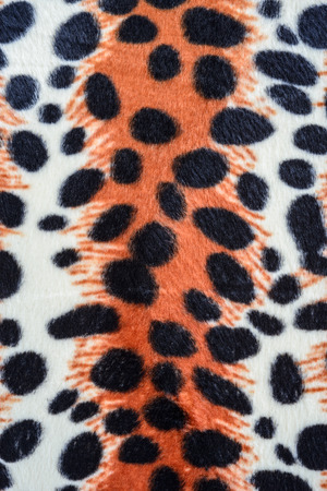 The texture of leopard leather for backgroundの写真素材