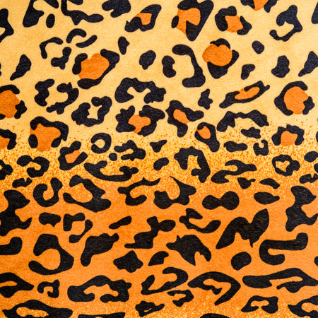 texture of leopard leather fabric for backgroundの写真素材