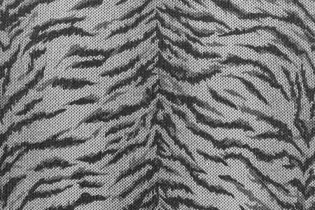 texture of print fabric striped tiger for background