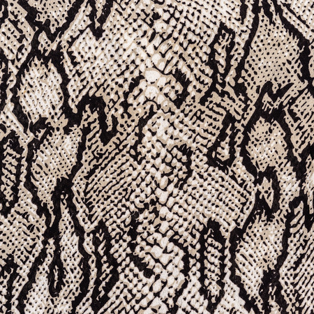 texture of print fabric striped snake leather for background