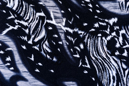 texture of print fabric striped panther for background