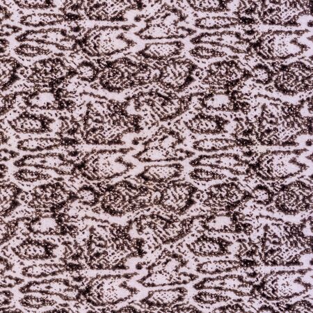 texture of print fabric striped snake leather for background