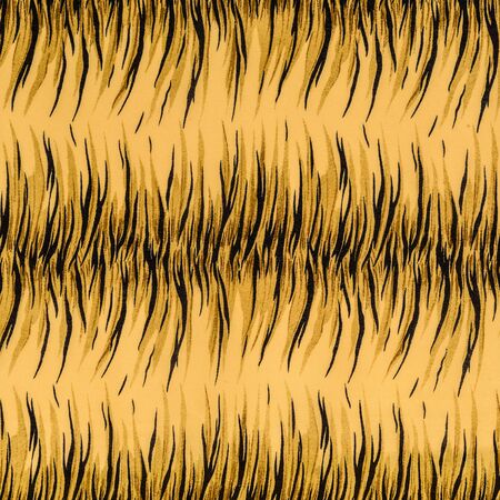 texture of print fabric striped tiger for backgroundの写真素材