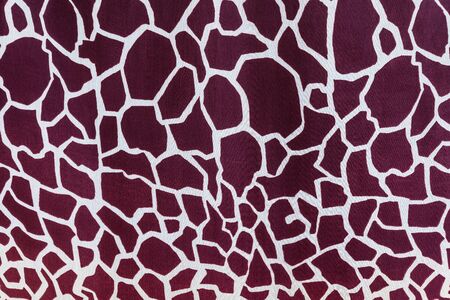 texture of print fabric striped giraffe for background