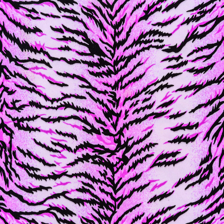 texture of print fabric striped tiger for backgroundの写真素材